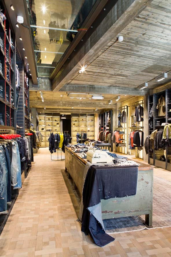 Replay Antwerp completed interior and merchandising hierarchy
